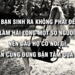 hãy sống theo cách của bạn